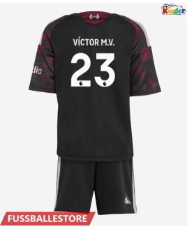 Günstige Liverpool Victor Munoz #23 3rd trikot Kinder 2026-27 Kurzarm (+ Kurze Hosen)